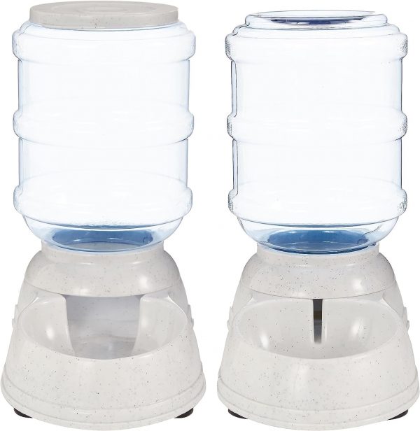 Dispensador de agua para mascotas, bebedero y comedero, pequeño - Imagen 8