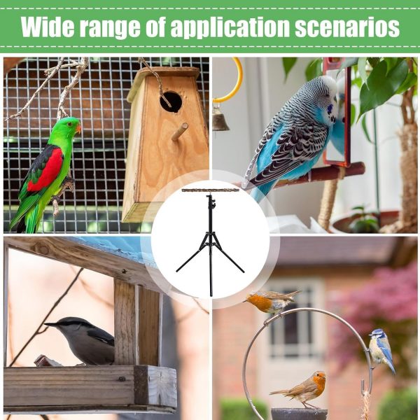 Soporte Ajustable para Perchas de Pájaros: Versatilidad, Comodidad y Mejora en el Entrenamiento - Imagen 4
