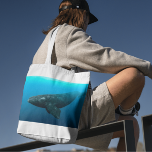 Tote Bag de Ballena: ¡Lleva la Conciencia y Ayuda a las Ballenas!